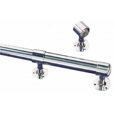 Поручень из нерж. стали AISI-316 3 м со съёмными опорами Flexinox